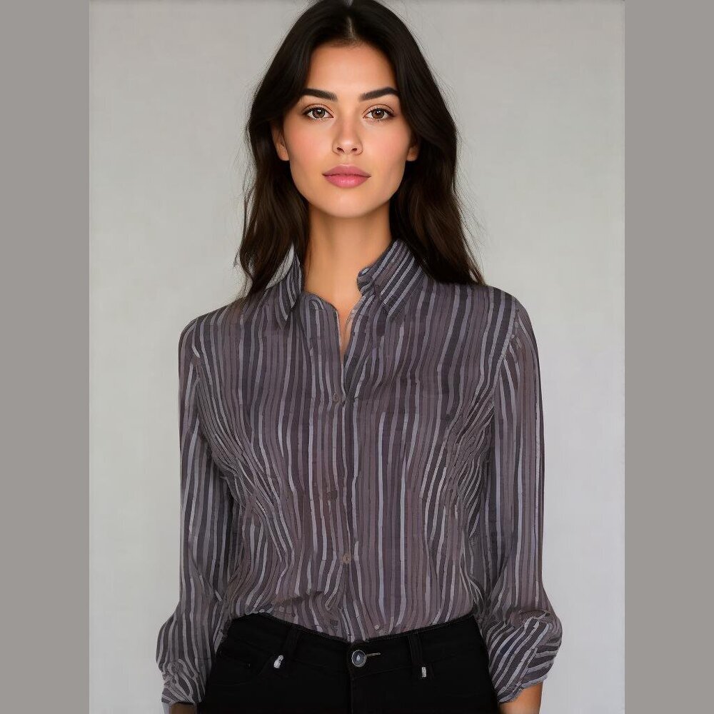 MICHAEL Michael Kors Striped Button Down Shirt